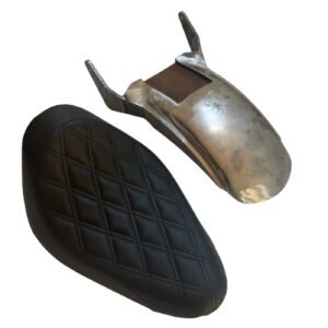 Custom Rear fender & Seat Set for Harley Davidson Softail
