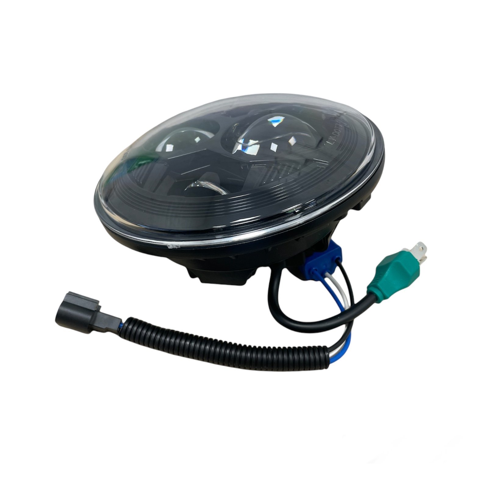 LED Headlight Black 7" Inch for Harley Davidson - Image 6