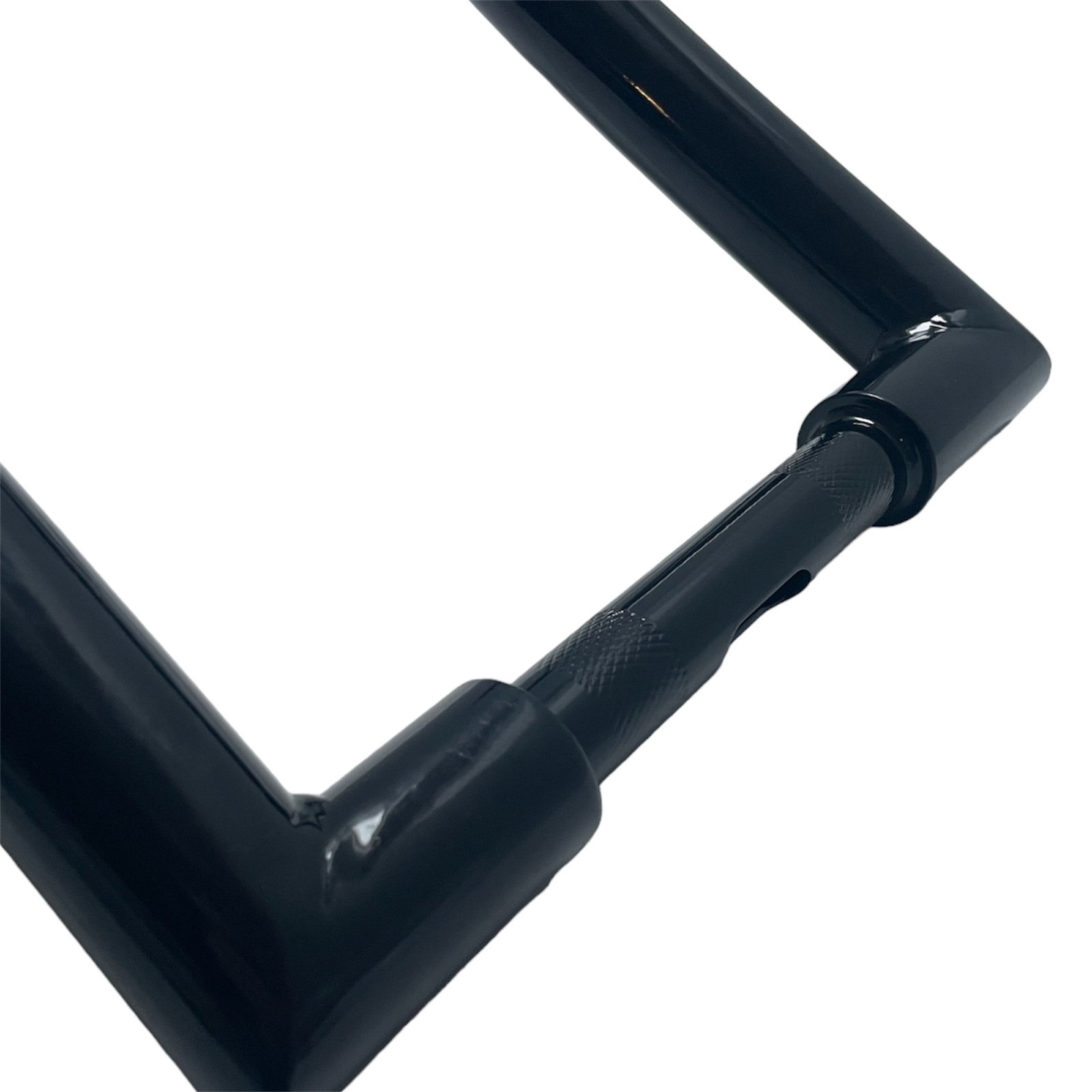 Black 12"Rise Handlebar for Harley Davidson Touring - Image 4