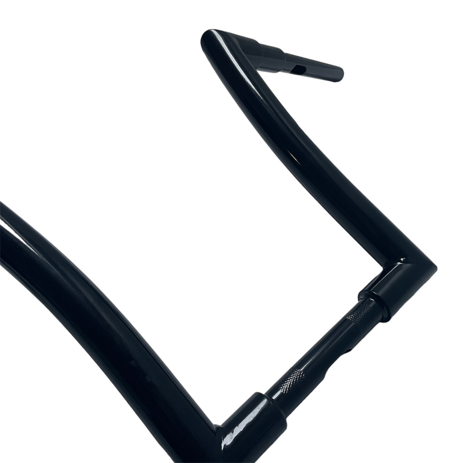 Black 12"Rise Handlebar for Harley Davidson Touring - Image 5