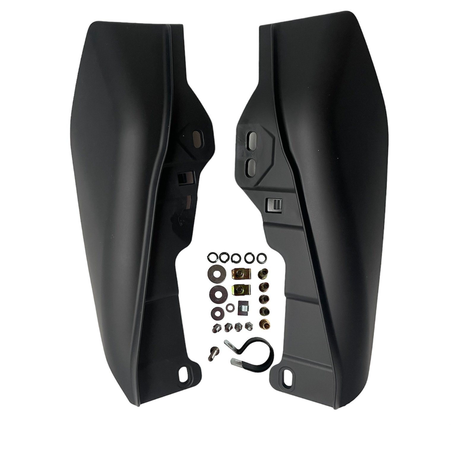Matte Black Mid frame Air deflectors For Harley Davidson Touring - Image 3