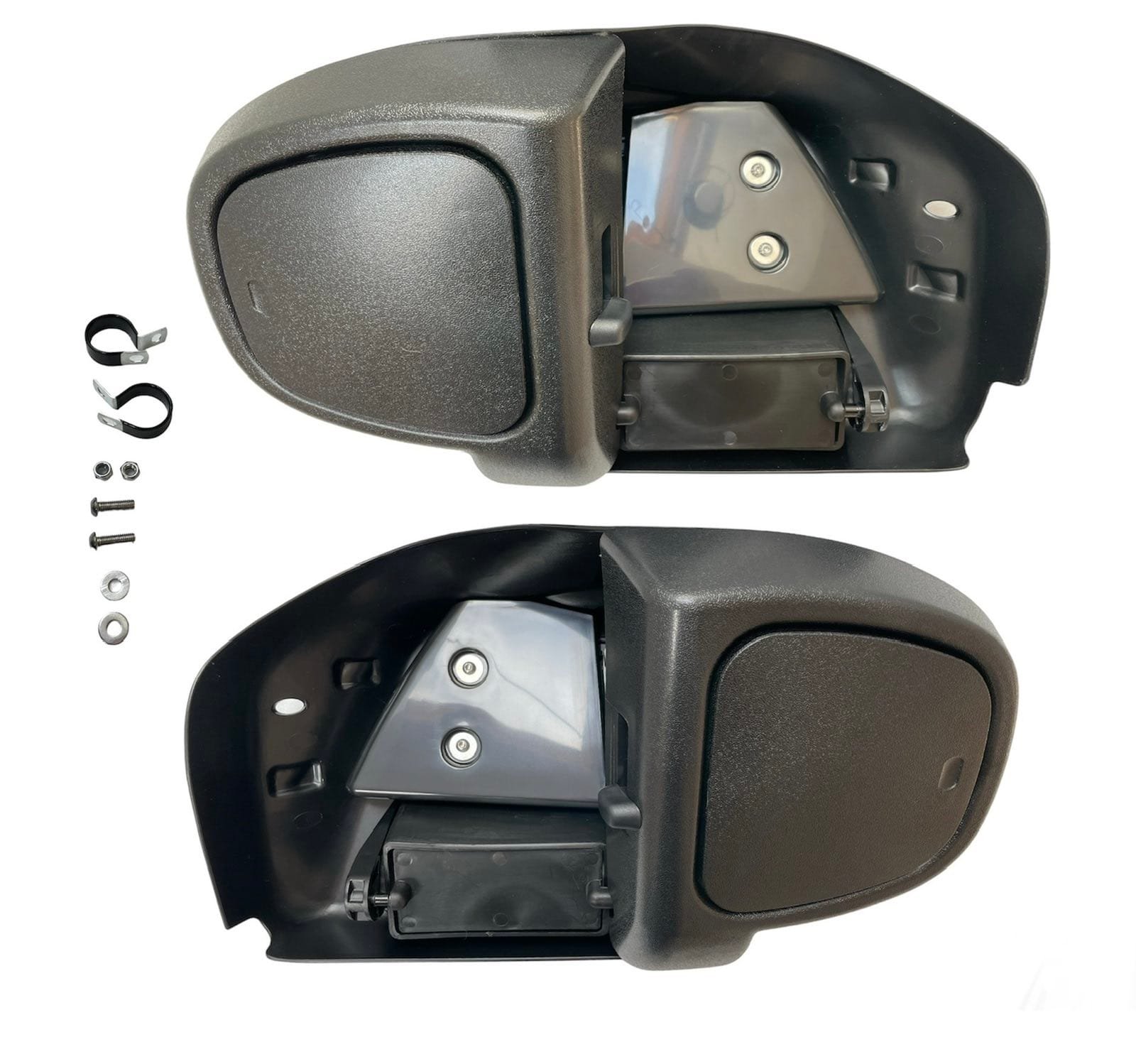 Black Glove Box Lower Vented Leg Fairings 2014-up
