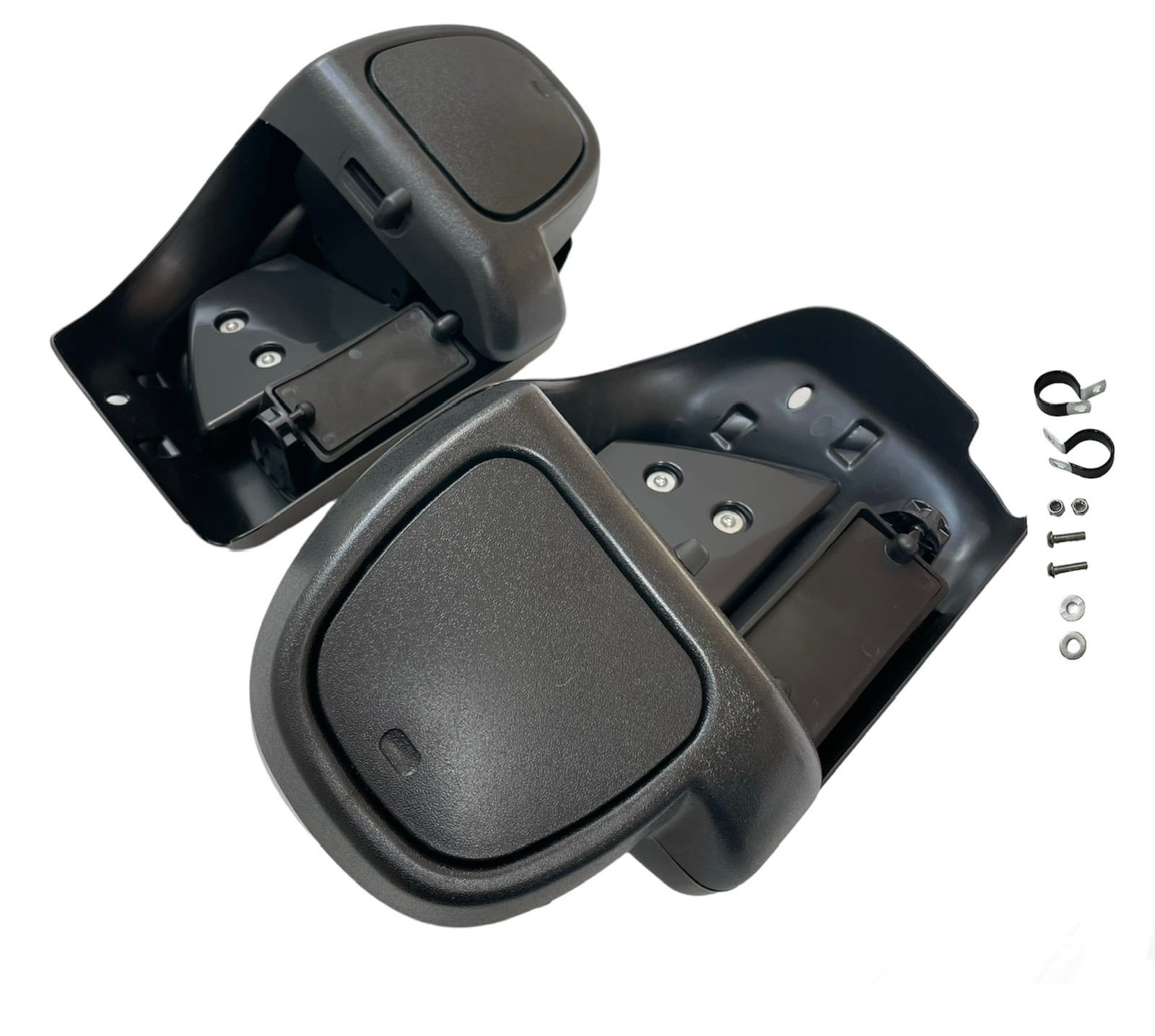 Black Glove Box Lower Vented Leg Fairings 2014-up - Image 4