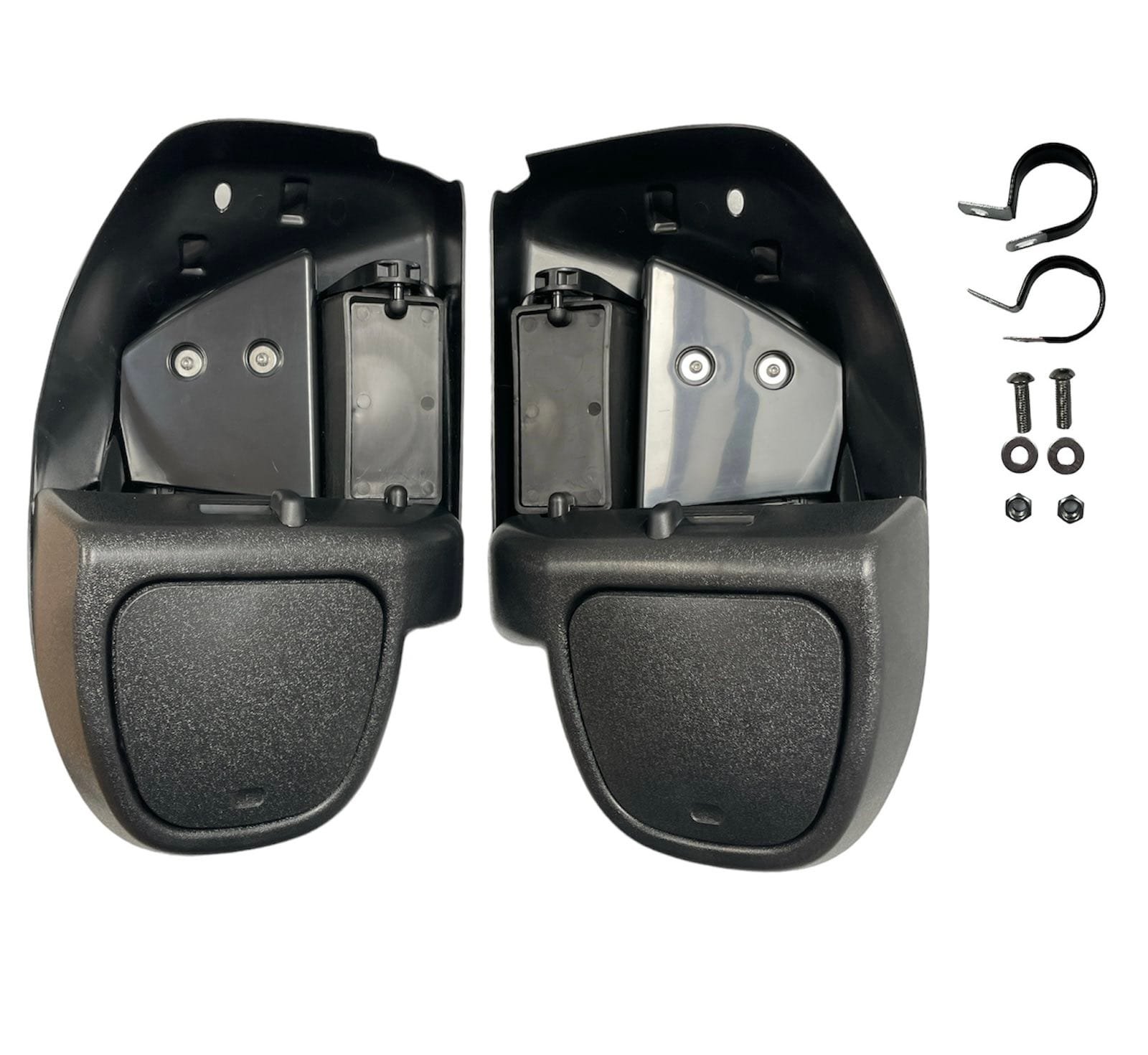 Black Glove Box Lower Vented Leg Fairings 2014-up - Image 8